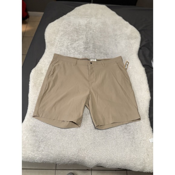 Falls Creek Other - New Falls Creek Men's Golf Tan Performance Shorts Size 44 NWT Stretch